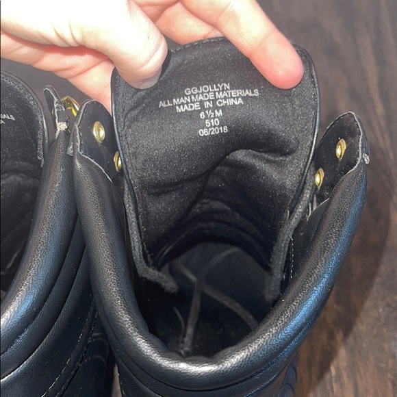 G by Guess combat boot heels - Picture 6 of 8